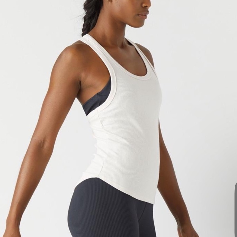 Glyder Strength Tank in Soft Blush - Size Small